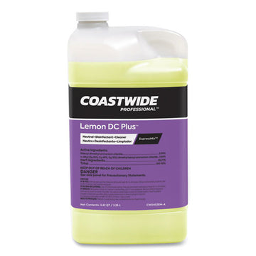 Coastwide Professional™ Virustat Dc Plus Disinfectant-cleaner Concentrate For Easyconnect Systems, Lemon Scent, 101 Oz Bottle, 2-carton freeshipping - TVN Wholesale